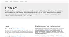 Desktop Screenshot of liblouis.org