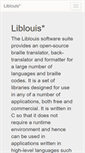 Mobile Screenshot of liblouis.org