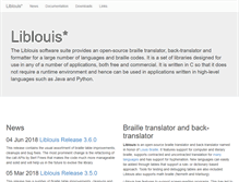 Tablet Screenshot of liblouis.org